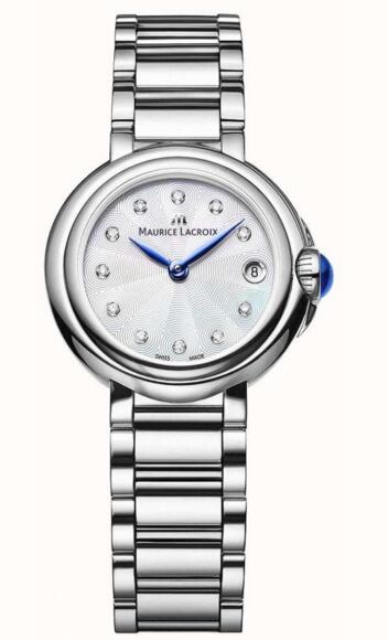 Review Maurice Lacroix Women's Fiaba FA1003-SS002-170-1 28mm Diamond Set Wristwatch shop